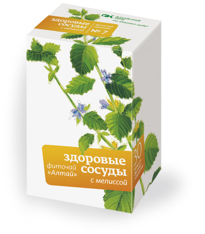 Фиточай Алтай №07 "Здоровые сосуды. С мелиссой", 30 ф/п