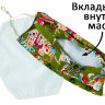 Маска многоразовая со вкладышами, вискоза, redrobe 23